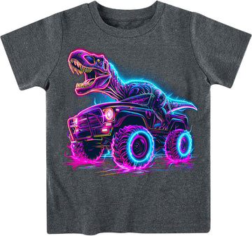 Boys Graphic T-Shirt, Cotton Short Sleeve Shirt for Kid