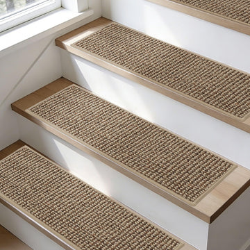Non Slip for Wooden Steps 28x9in, 15pcs, Taupe