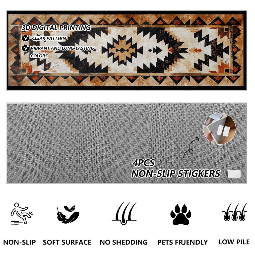 Native American Runner Rug, Western Rug