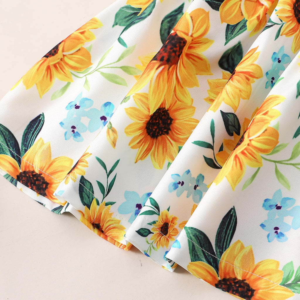 Baby Girl Summer Dresses Yellow Boho Sleeveless Dresses Infant Summer Outfits Sundress Baby Girl Clothes