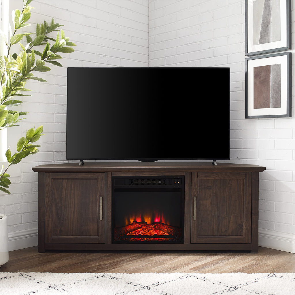 Camden Corner Fireplace TV Stand Fits 65"+ TVs