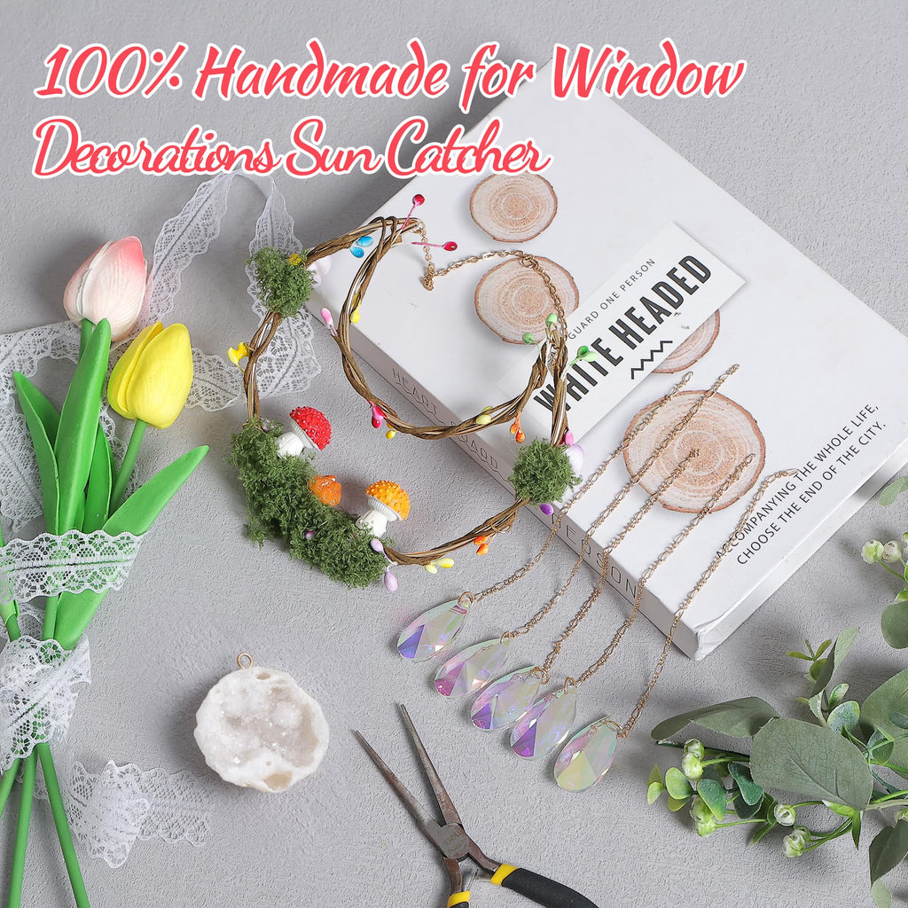 Mushroom Crystal for Window Garden Decor - Mushroom Home Decor