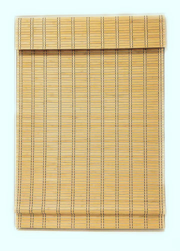 Cordless Bamboo Window Blind Sun Shade, Light Filtering Roman Shades