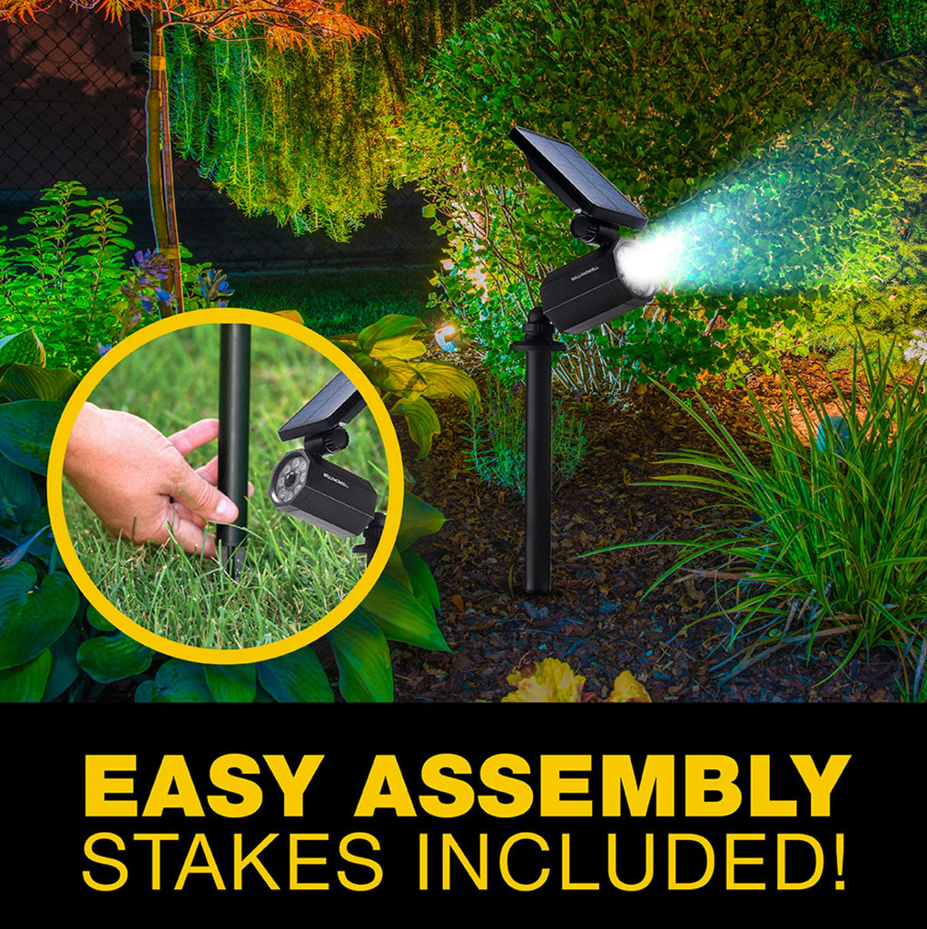 Bionic Spotlight Motion Solar Spot Lights Outdoor Waterproof, Solar Landscape Lights, Outdoor Solar Yard Lights