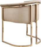 Meridian Furniture 758Beige-C Tierra Collection Modern | Contemporary Upholstered Dining Chair with Luxurious Beige