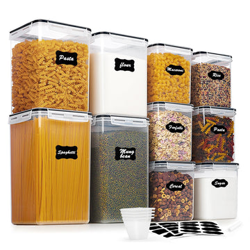 10 PCS Flour and Sugar Storage Container Sets for Advanced Baker
