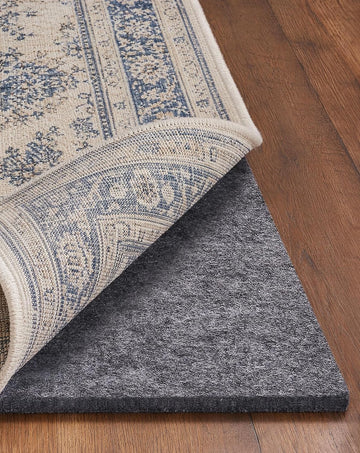 Felt Cushioned Rug Pad 8 x 10 Ft, 1/4 Inch Thick, Dense Needle-Punched Carpet Underlay for Area Rugs, Protector Mat - Set of 80