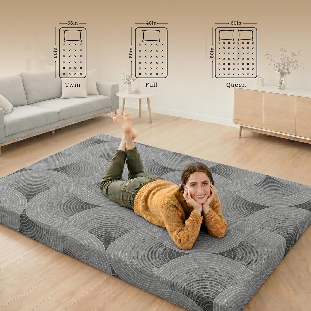 Japanese Floor Mattress, 3.5" Thicken Futon Mattress Tatami Mat
