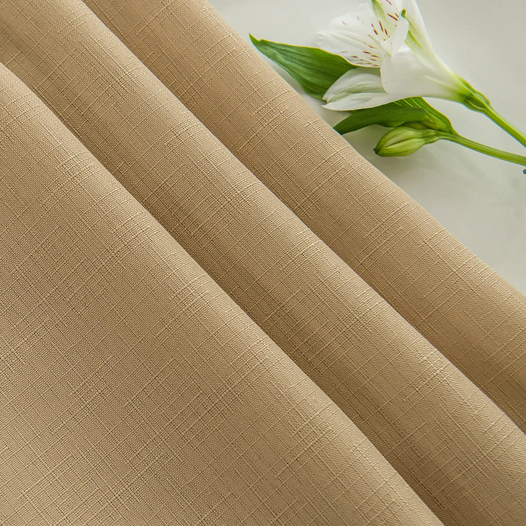 Faux Linen Texture Tablecloth Stain Resistant Waterproof, Wrinkle Resistant Washable Table Cloth, Fabric Table Cover