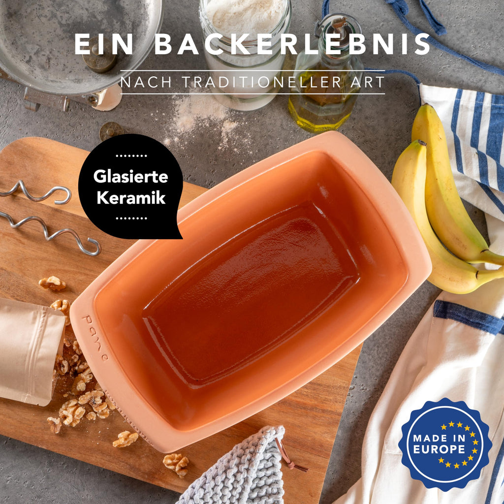 Baking Tray for Bread and Cake Baking Dish Terracotta 34.5 cm 20.5 cm 11 cm