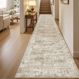 Runner Rug 2'6" x 10' Washable Non-Slip Runner Rugs for Kitchen Bathroom Laundry Room Vintage Ultra 