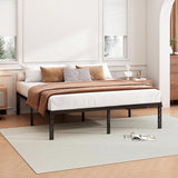 18 Inch Full Bed Frame - Sturdy Metal Platform Full, No Box Spring Needed, Heavy Duty, Easy Assembly