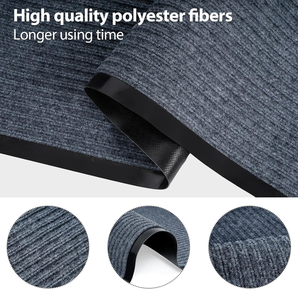 Carpet Runner, 3ft x 10ft Hallway Runner with PVC Non-Slip Backing Indoor Outdoor Floor Mat Area Rugs Balconies