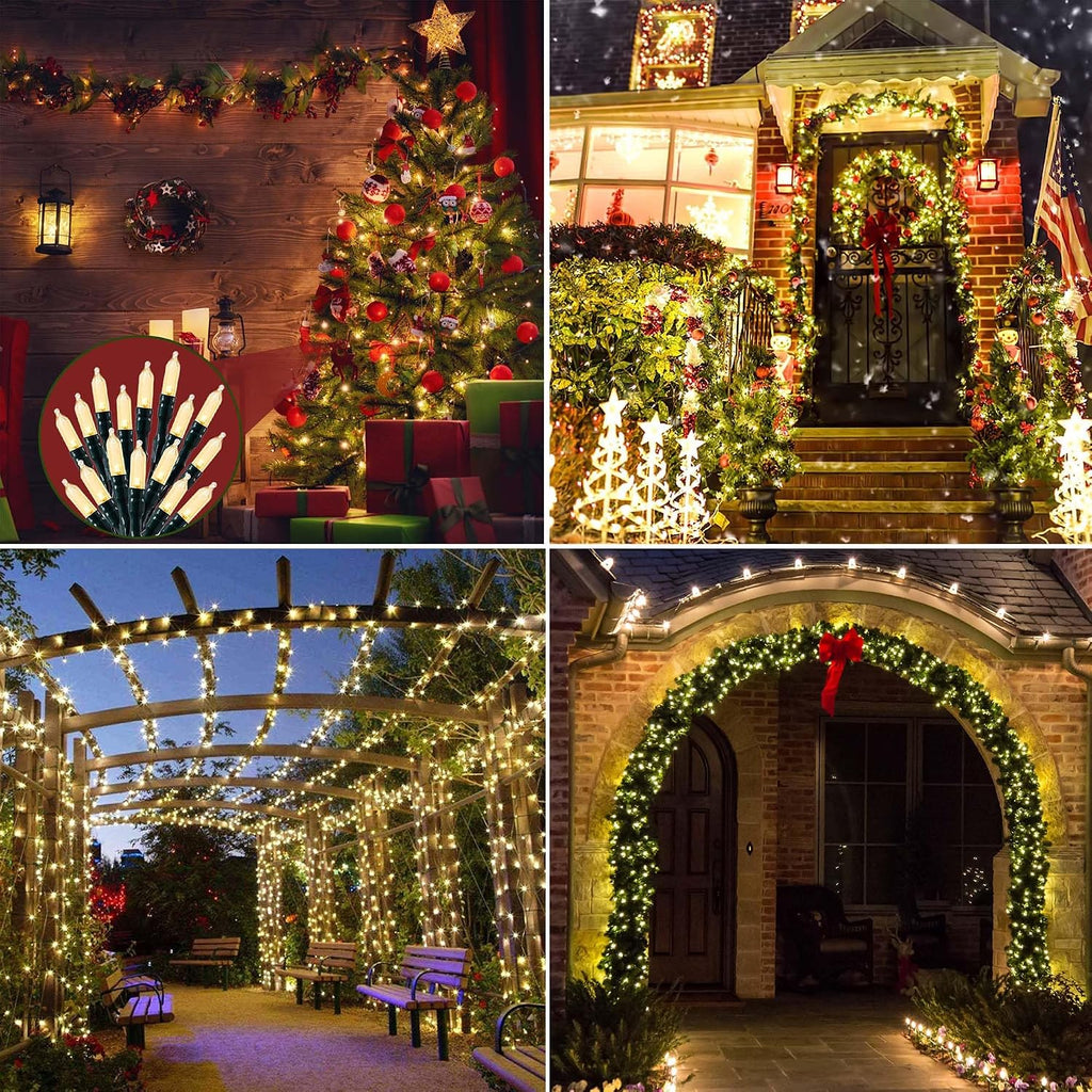 328 FT 1000 LED Christmas Lights, Waterproof Christmas Lights Outdoor with 8 Modes&Timer, Plug in Fairy Light