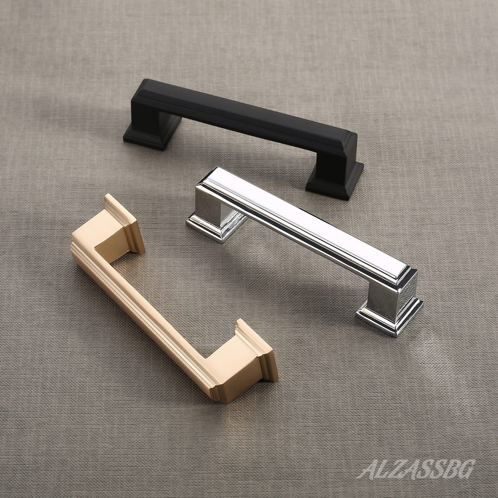 3-3/4" Brushed Brass Cabinet Pulls and Handles 15 Pack, AL3071BB