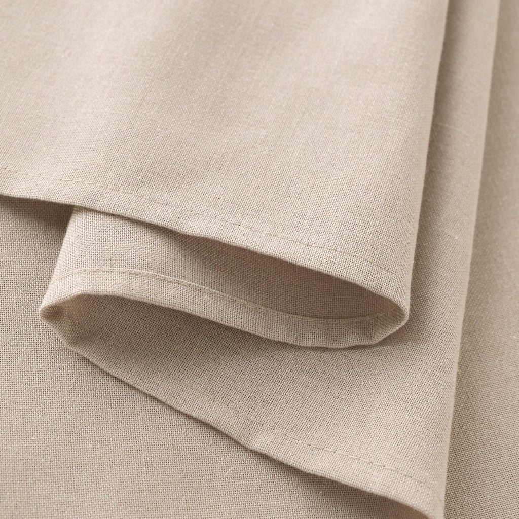 Beige Linen Table Cloths for Rectangle Tables Farmhouse Rustic Modern Neutral Fabric Oblong Tablecloth Rectangular