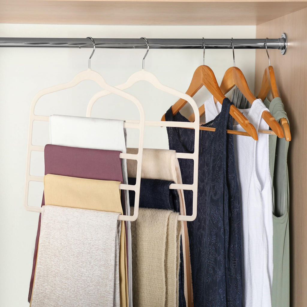 Velvet Pant Clothes Hanger Space Saving Non Slip Hanger Jean Slack Hangers