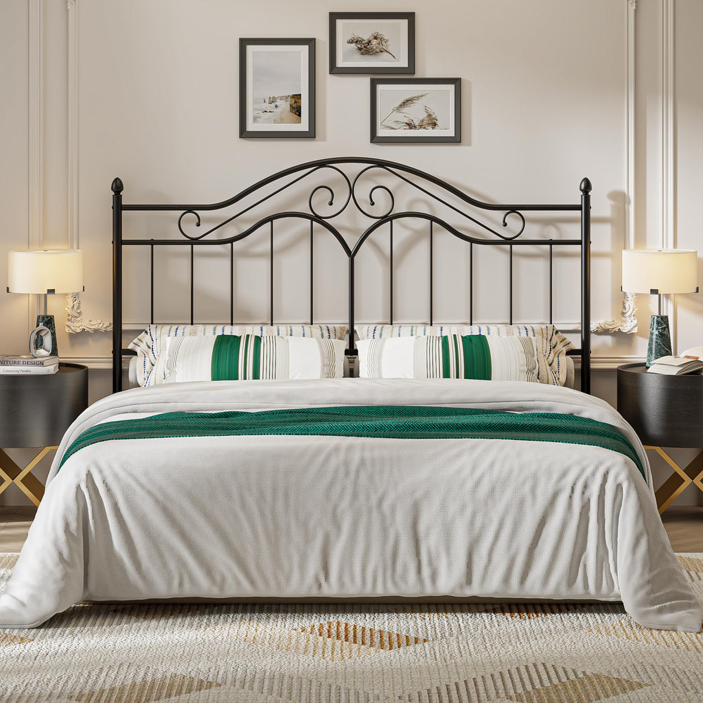 Headboard for Bed Frame Vintage Platform Bed Metal Headboard Only