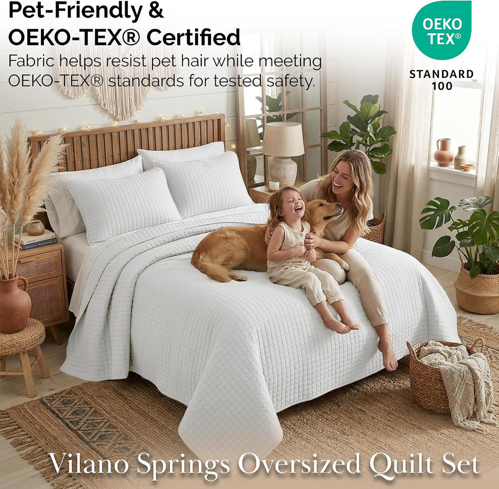 White Queen Quilt Bedding Set, Lightweight Bedding Quilts Queen Bedspread, Coverlet Full, Quilted Coverlet Bed Spread