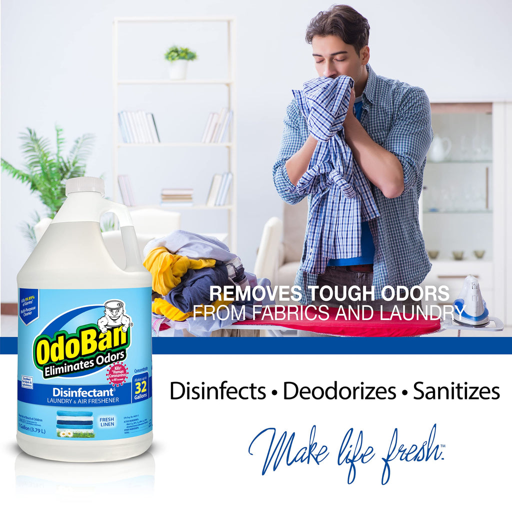 Ready-to-Use Disinfectant and Harsh Aroma Eliminator, Set of 2, 14.6 Ounce 360-Degree Continuous Spray Fabric/Air