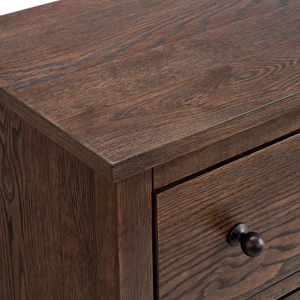 65" TV Entertainment Console, Buffet Cabinet, Cocoa Brown