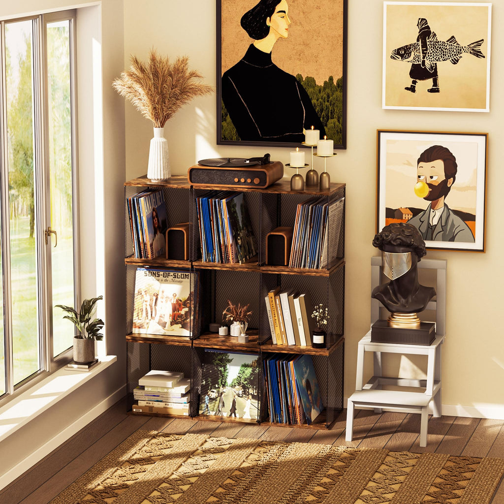 3 Cube Vinyl Record Storage