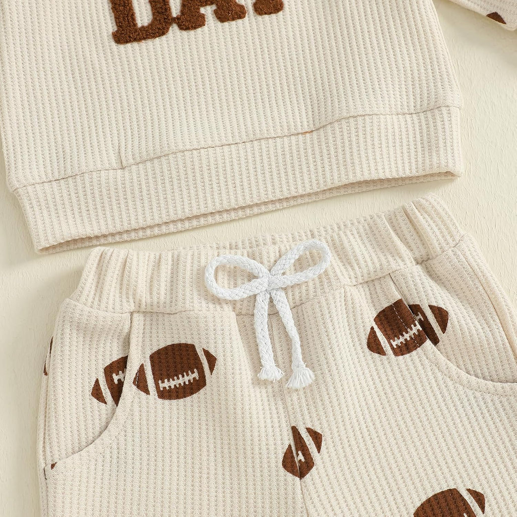 Baby Boy Outfits Embroidered Sweatshirt Pants Set Fall Winter Clothes