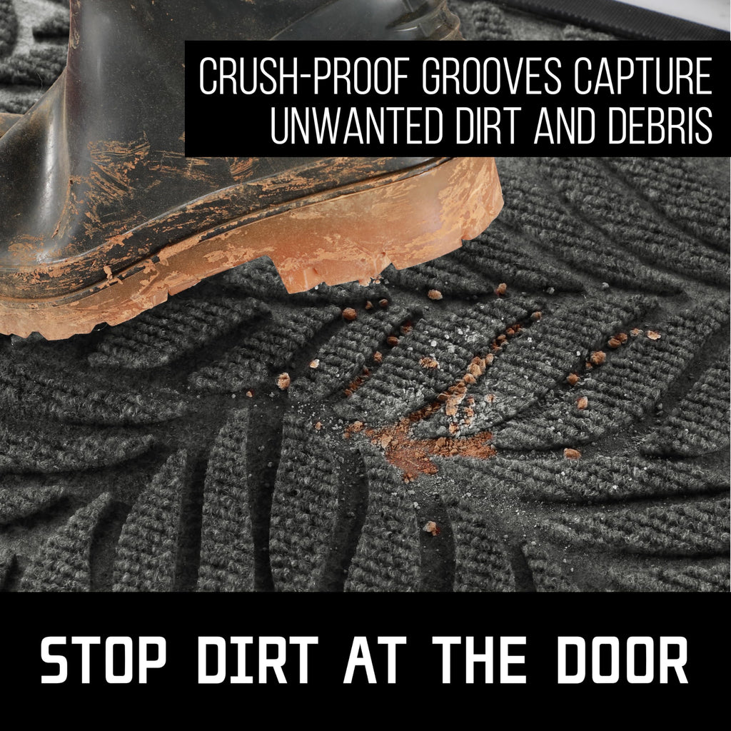 60x36 Large Door Mat Outdoor Indoor, All-Season Waterproof Door Mat Outside Entrance, All-Weather Non-Slip Outside