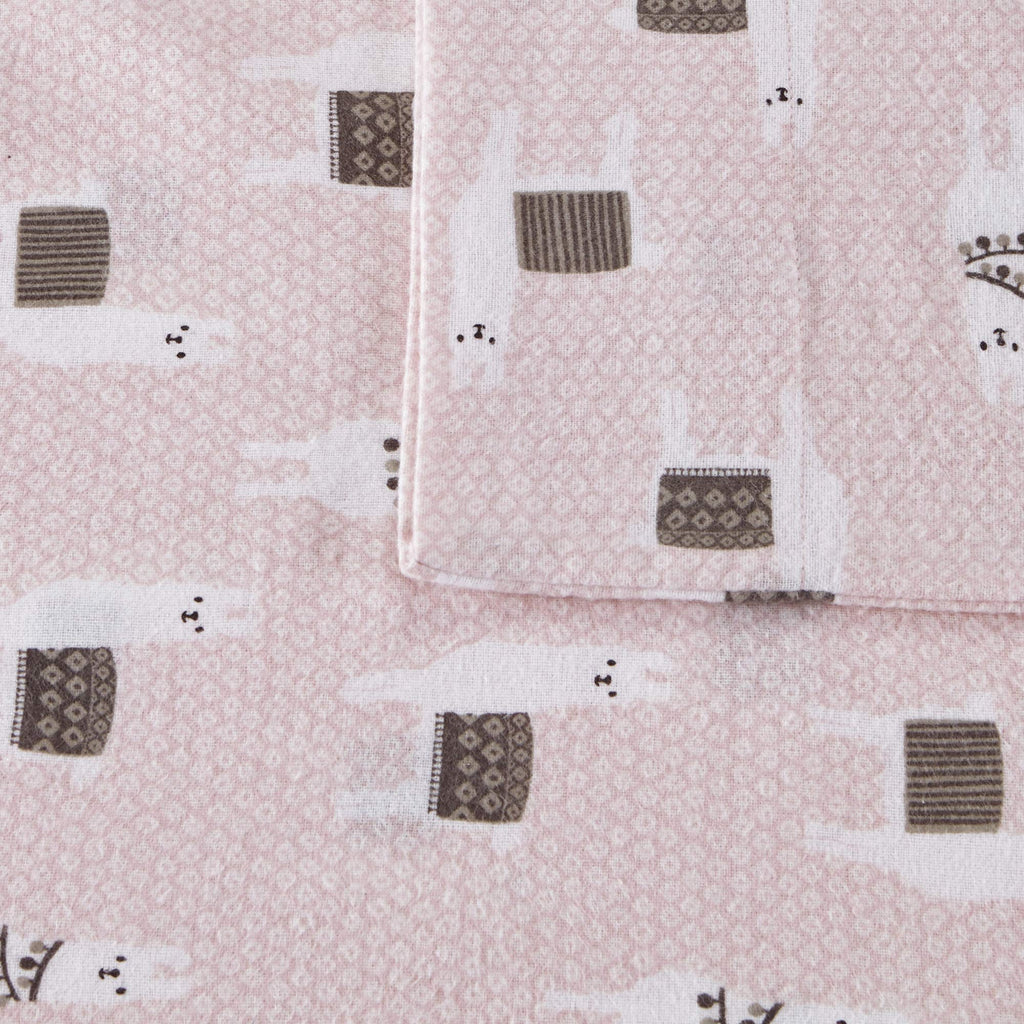 Cozy Soft 100% Cotton Flannel Sheets, Full, 4 pcs