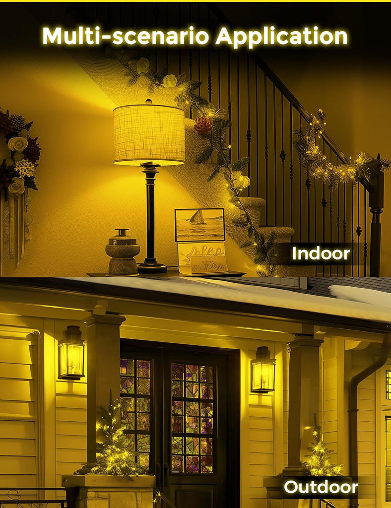 Yellow Light Bulbs,Bug Lights for Outside, A19 Bug Light Bulbs