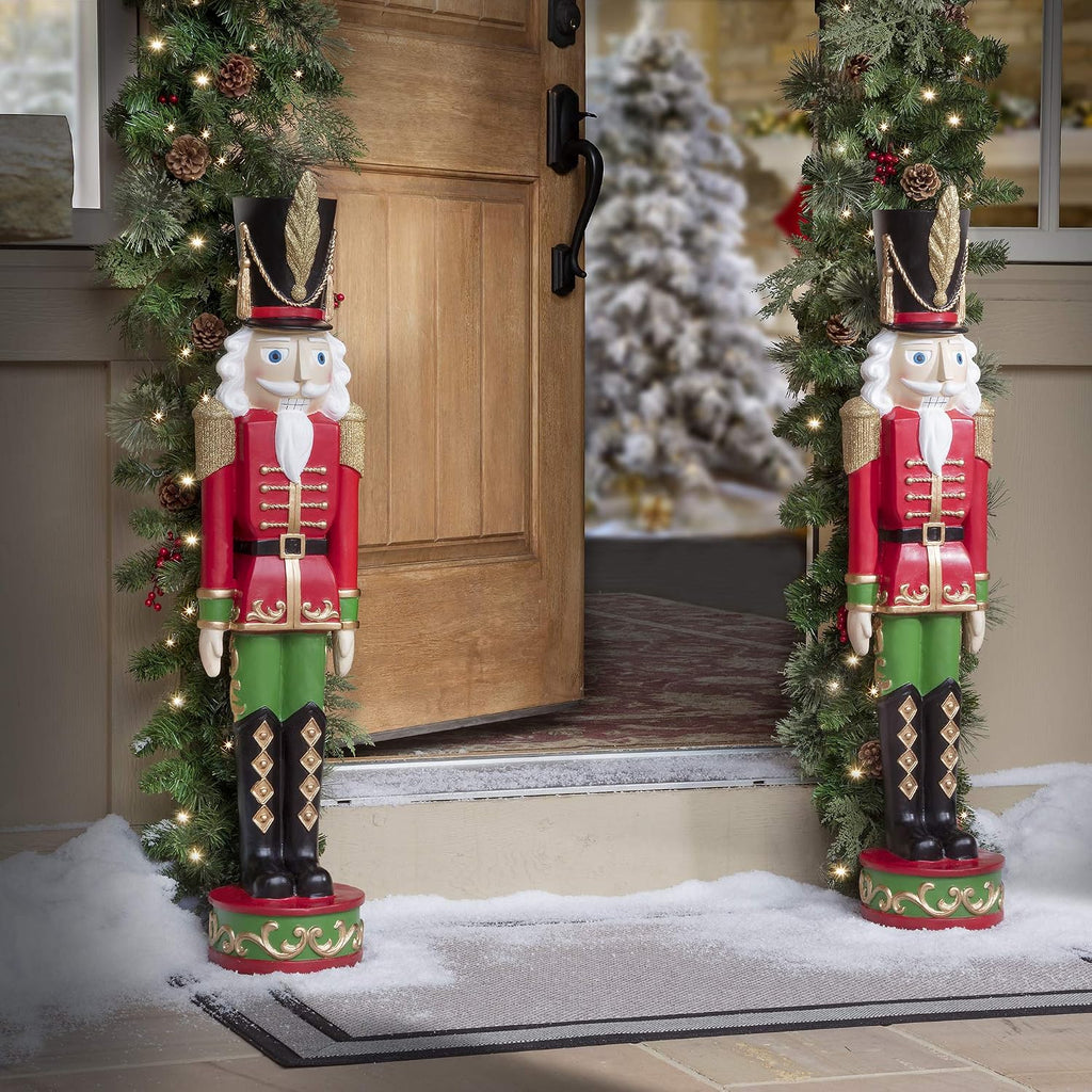 Christmas Nutcracker - Classic Red and Green (37 Inch) - 1