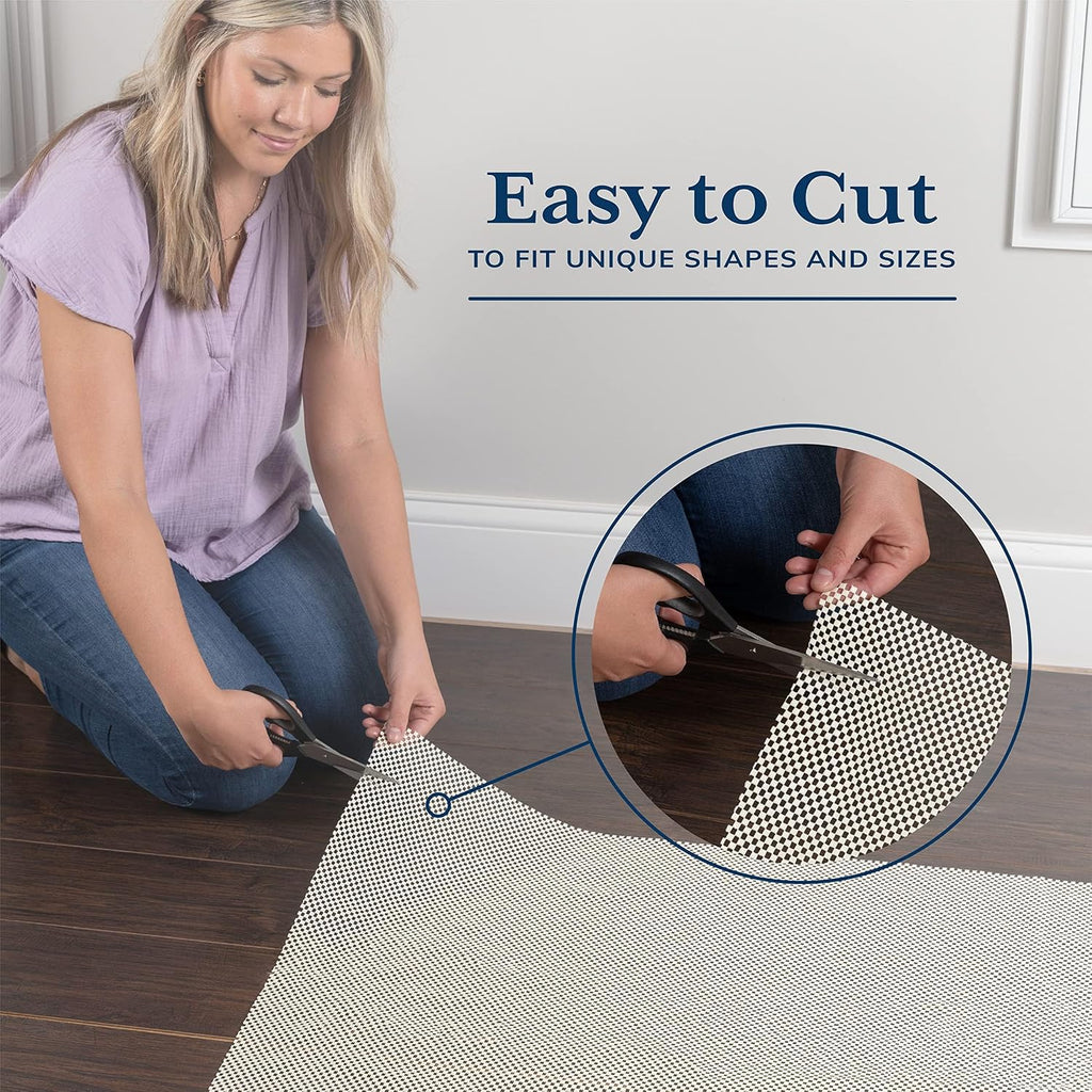 9x12 Ft Rug Pad Gripper for Hardwood Floors, Non Slip Rug Pads for Area Rugs, Thick Rug Grippers for Tile Floors - Set of 99