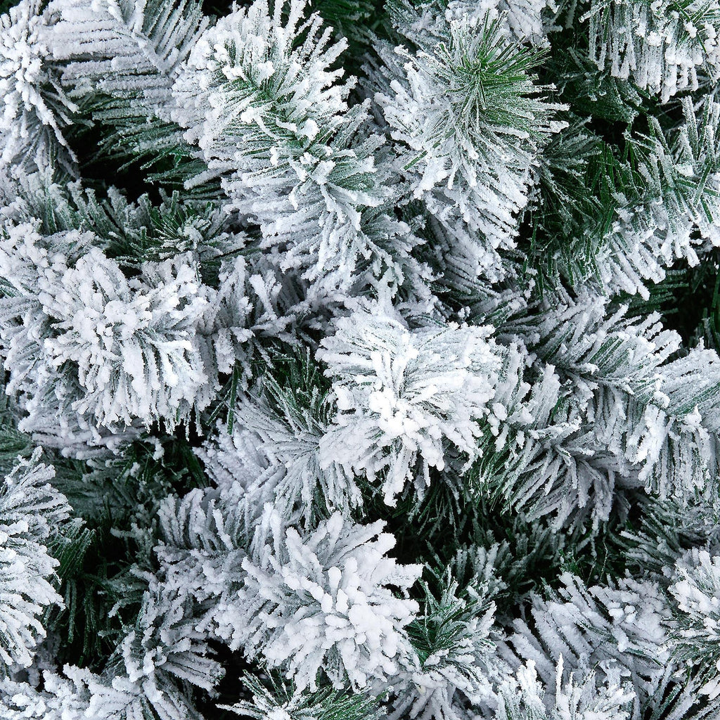 7.5ft Premium Snow Flocked Hinged Artificial Christmas Tree