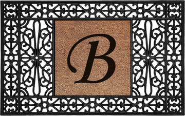 Duchess Monogram Doormat 30" x 48" (Letter B)