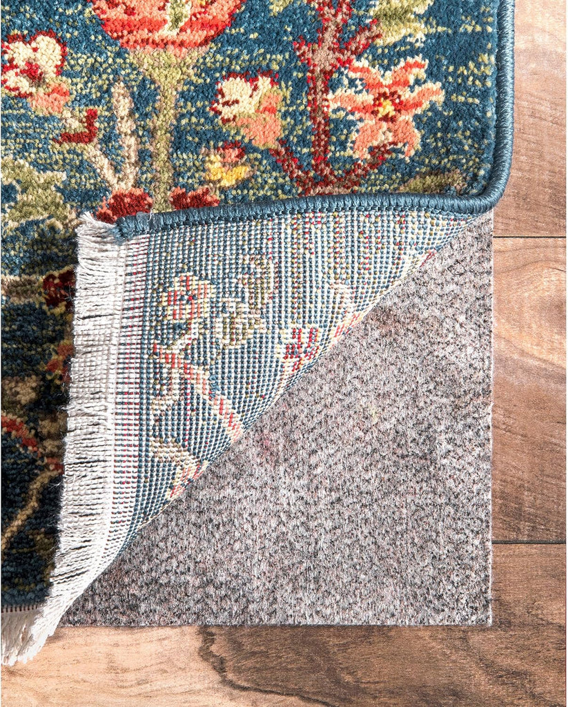 Brody Grey Solid Power Loomed Area Rug Pad, 9' x 12' - Set of 108