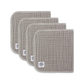 Baby Muslin Burp Cloths | 100% Cotton Burping Clothes, Newborn Essential | Must-Have Baby Registry, Modern and Trendy