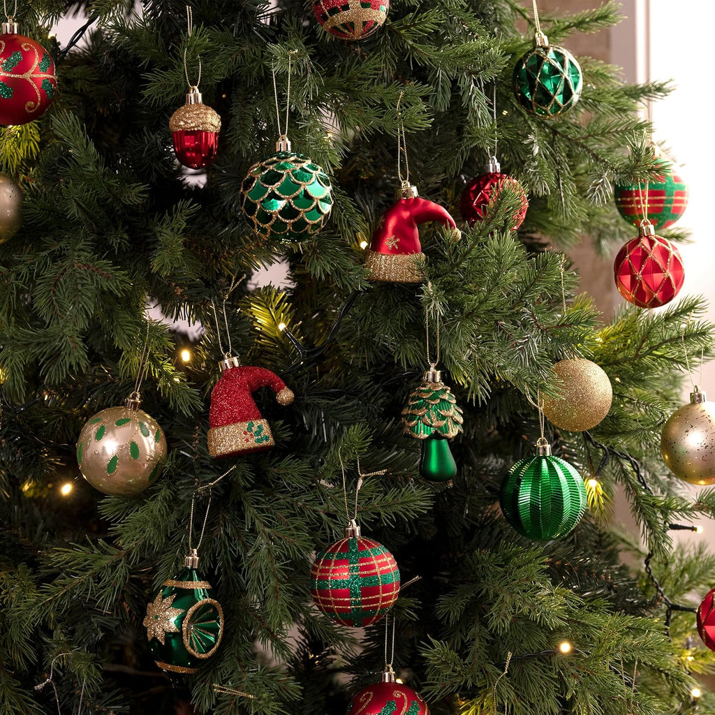 70ct Christmas Tree Decorations Ball Ornaments Set