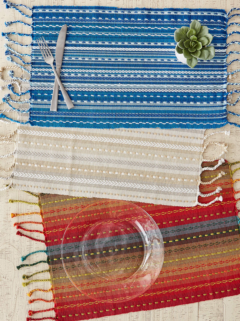 Southwest Collection Tabletop, Placemat Set, Spice, 6 Piece