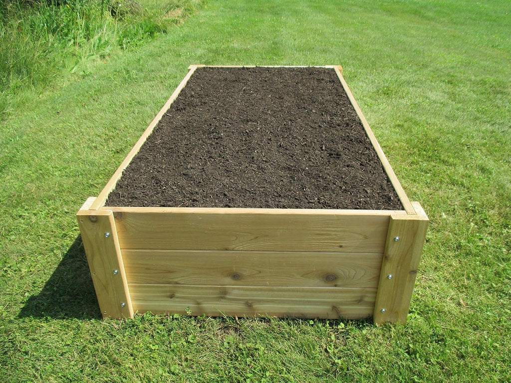 Deep Root Cedar Raised Bed Garden Kit