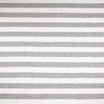 Rayon Spandex Jersey Knit Fabric 1" Stripes - 58/60" Inches (150 CM) Wide by The Yard - 4 Way Stretch Fabric - Light