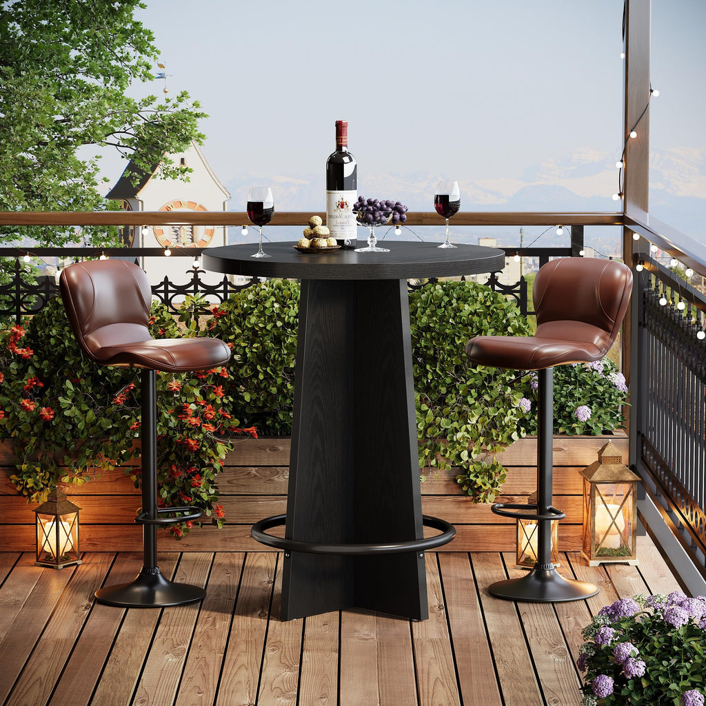 Round Bar Table Set of 2