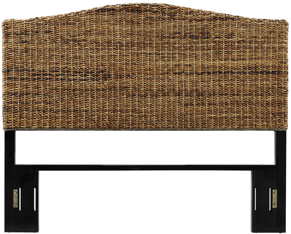 Serena Rattan Bed Headboard, Queen