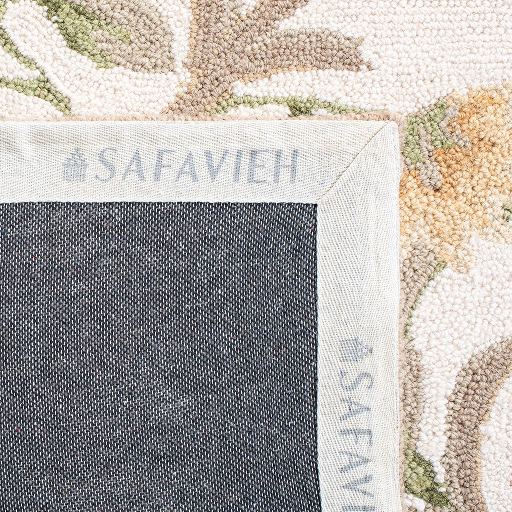Chelsea Area Rug - 10' x 14', Ivory, Hand-Hooked French Country Wool