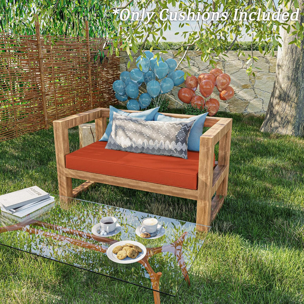 Outdoor Bench Cushion 36 X 18 X 3.5 Inch Thick Waterproof Patio Furniture Cushions, Patio Porch Swing Replacement