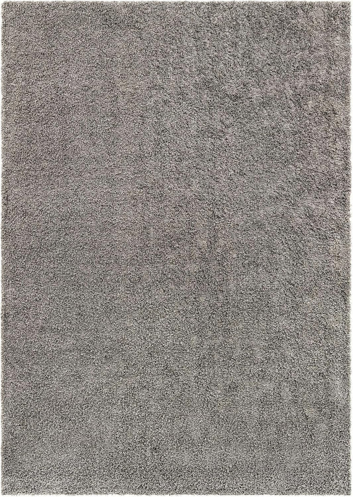 Solid Shag Rug - 10' x 14' 1 Cloud Gray Shag Rug - Plush 1.5-Inch Pile, Stain-Resistant & Kid-Friendly