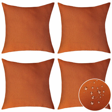 Outdoor Pillow Covers Decorations Outdoor Pillows Covers 18x18 Pumpkin Throw Pillow Covers Porch, 18 x 18 cm, Set of