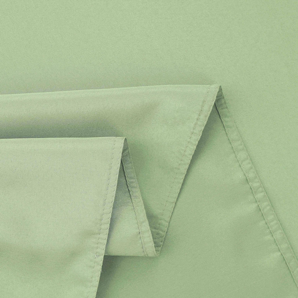 2 Pack Sage Green Round Waterproof Tablecloth, 60 Inch