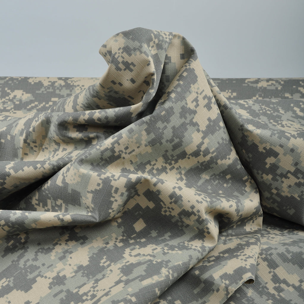 ACU Digital Camouflage Cotton Blend Army Military Fabric Cloth