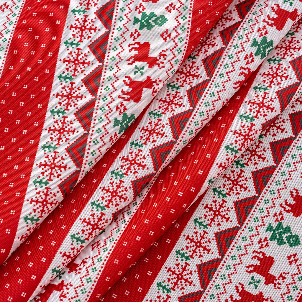 Christmas Tablecloth 59"x 59" for Rectangle Tables with Tassels