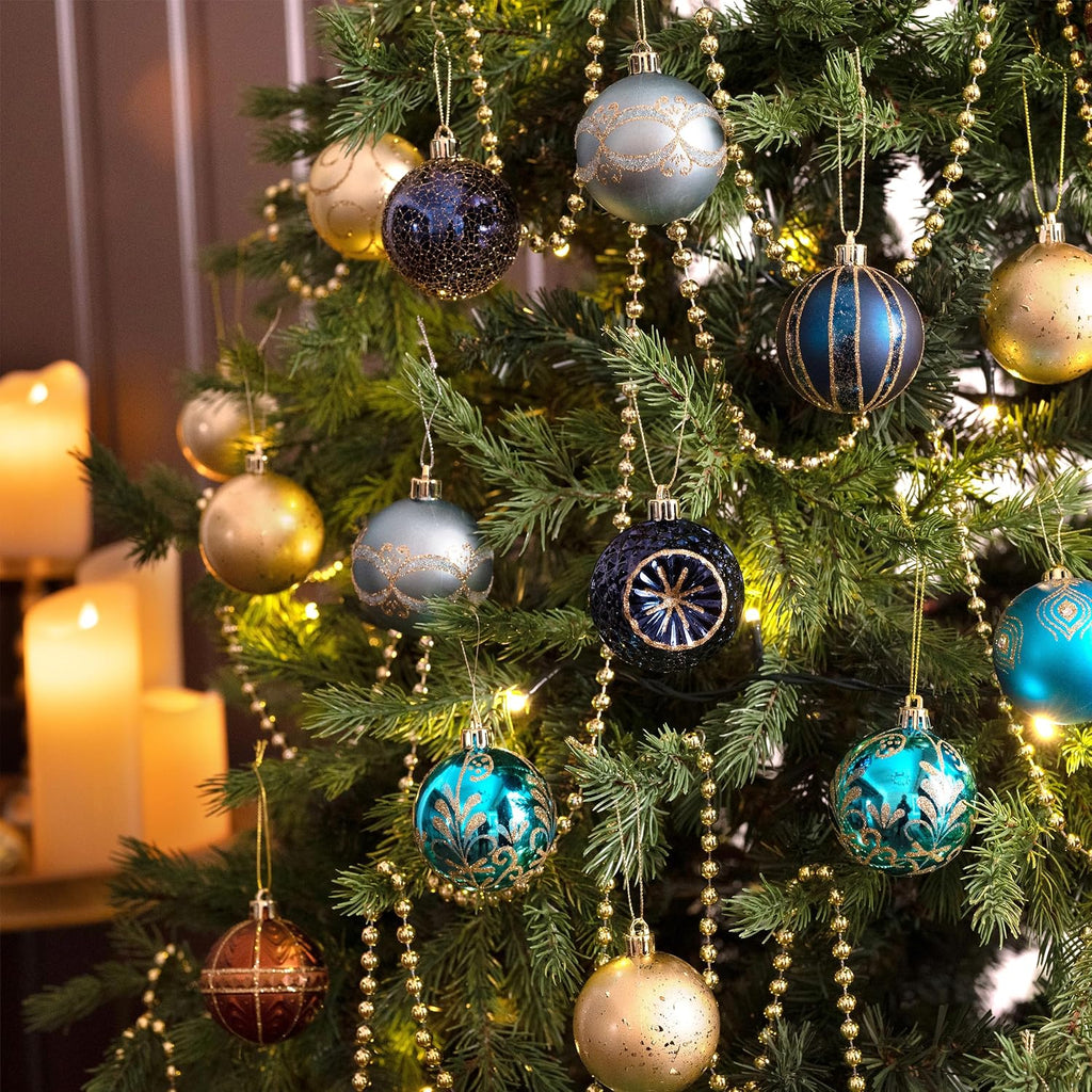 16ct Christmas Tree Decorations Ball Ornaments 2.36 Inches